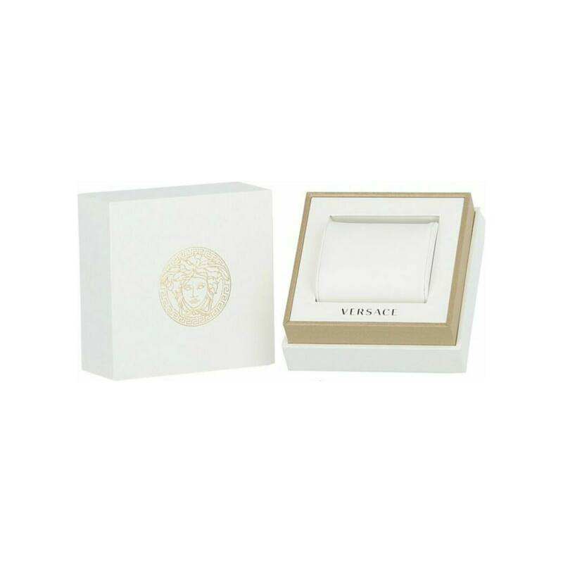 Versace Medusa Chrono Leather Watch