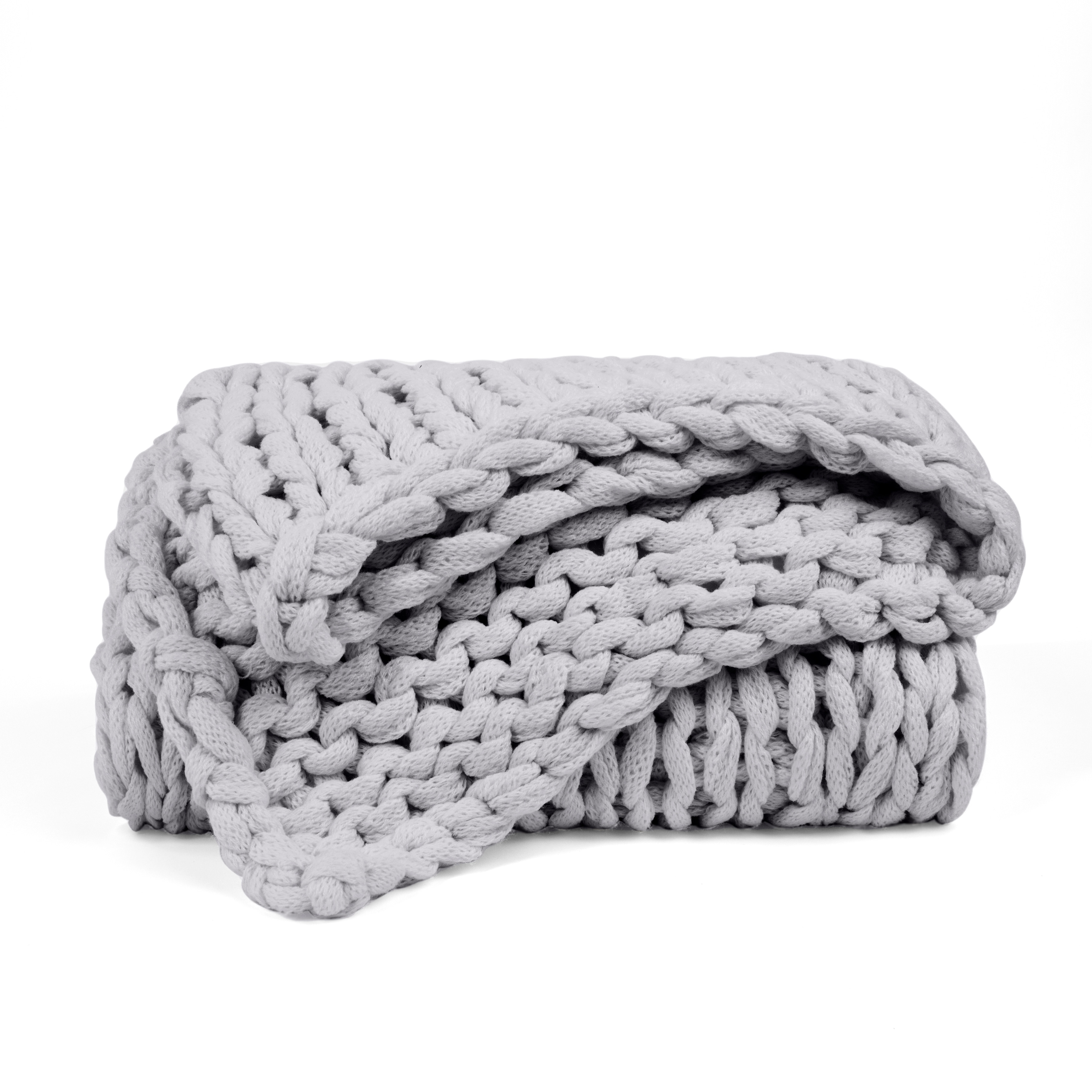 Soft Handmade Chunky Knit Throw Blanket On Sale Bed Bath Beyond 33528831