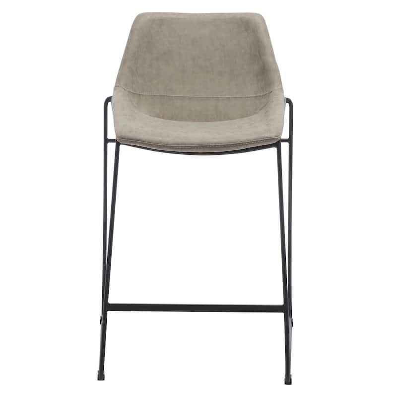 SAFAVIEH Essyllt Mid-Century Modern Counter Stool - 25" W x 22" D x 39" H - 25Wx22Dx39H