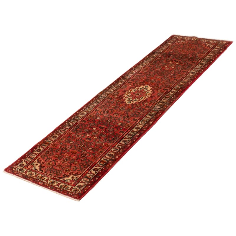 ECARPETGALLERY Hand-knotted Andelz Copper Wool Rug - 2'10 x 9'10