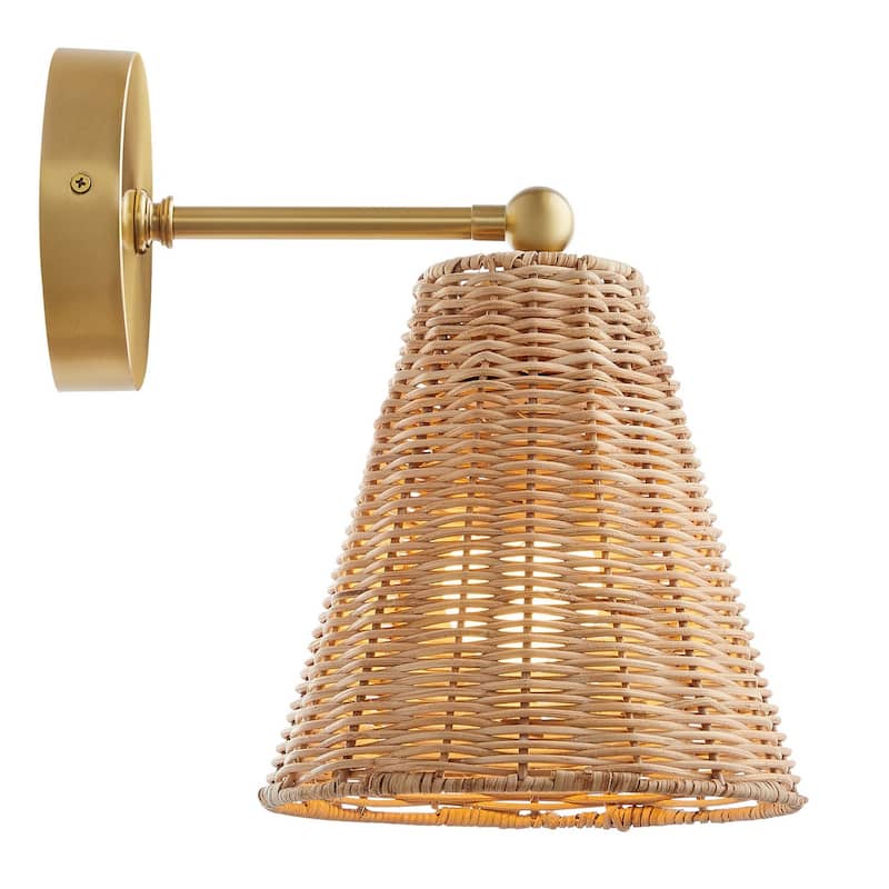 Wall Sconce in Natural Brass