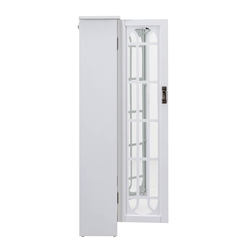 SEI Furniture Cherry Window Pane Media Cabinet