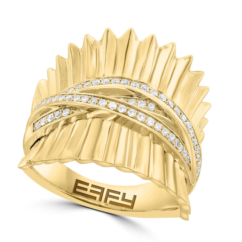Effy Women's 14K Yellow Gold Diamond Ring