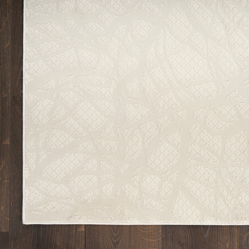 Nourison Desire Indoor only Beige Modern Abstract Area Rug