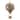 Regal Art & Gift 24 Inch Swirl Balloon Solar Lantern LG - Orange