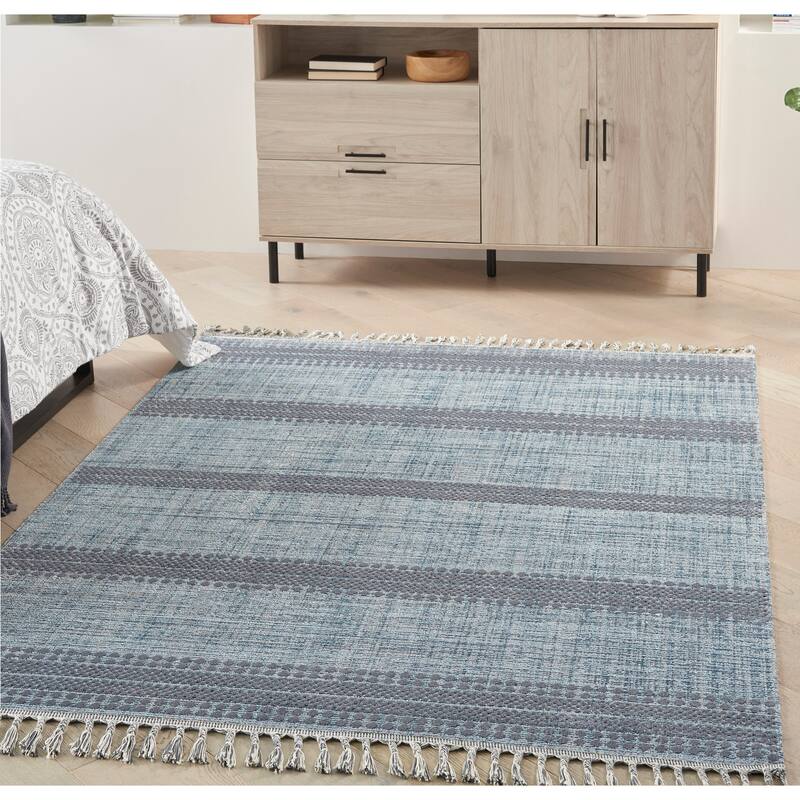 Nourison Asilah Scandinavian Boho Stripe Area Rug