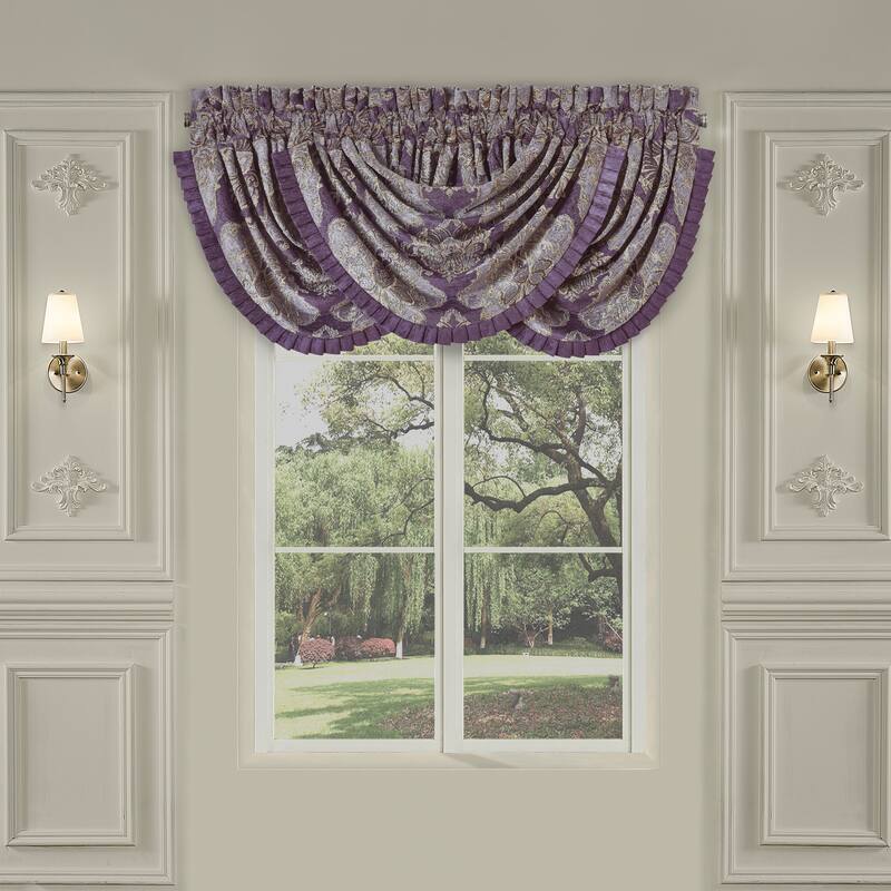 Five Queens Court Dominique Window Waterfall Valance