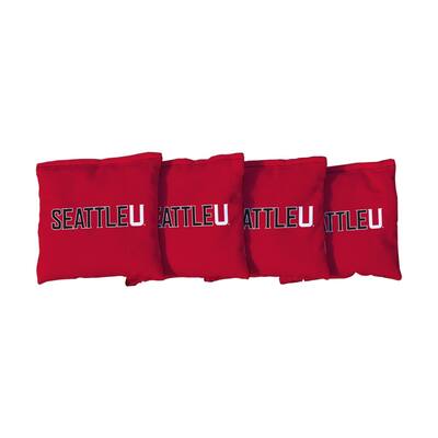 Seattle SU Redhawks Red Cornhole Bags
