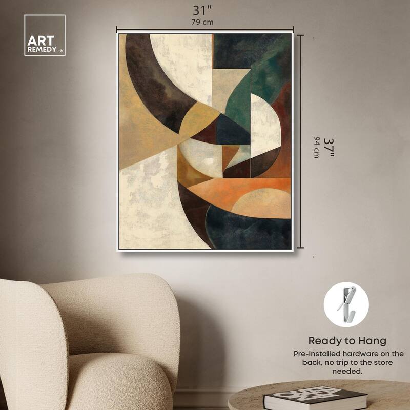 Intersecting Planes Canvas by Art Remedy
