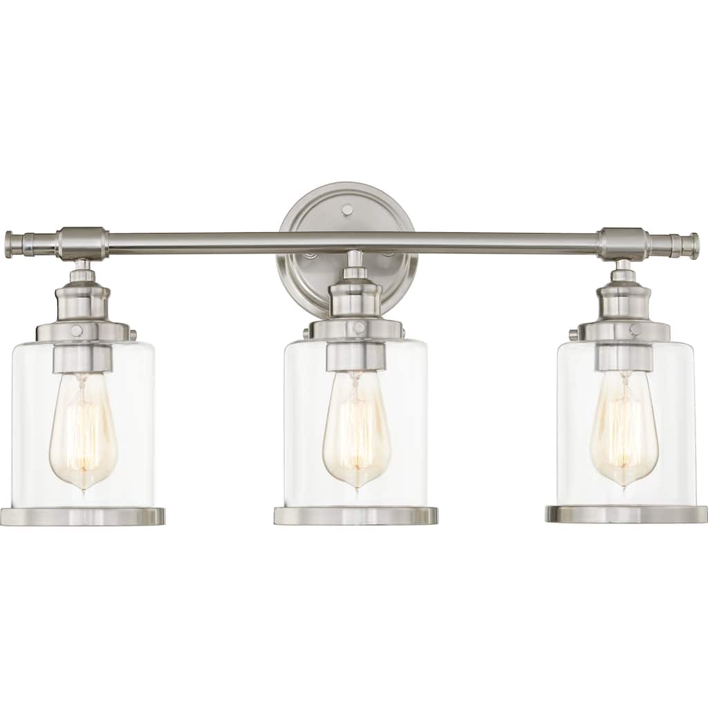 Alford 3-Light Brushed Nickel Vanity Light