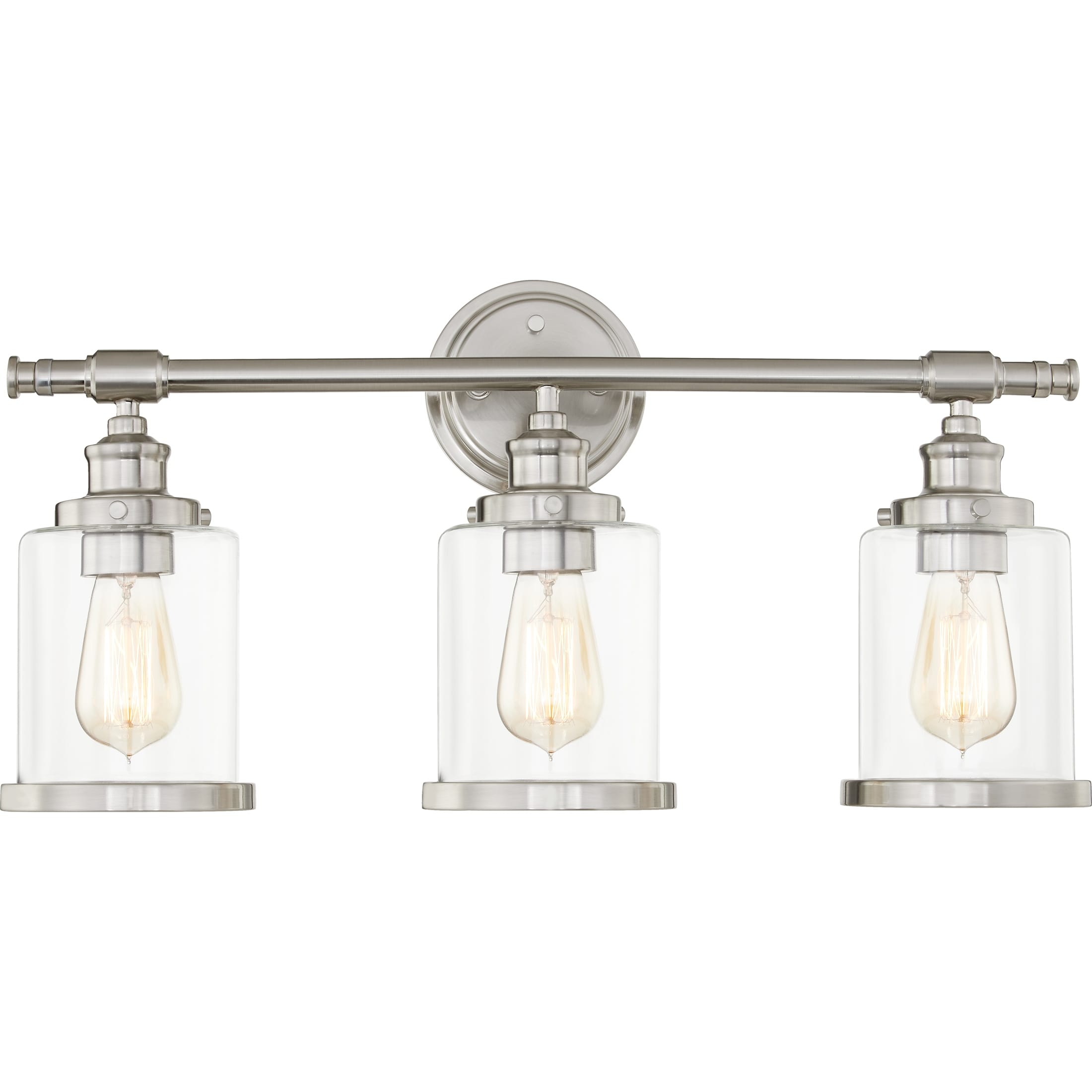 Alford 3-Light Brushed Nickel Vanity Light - Brushed Nickel