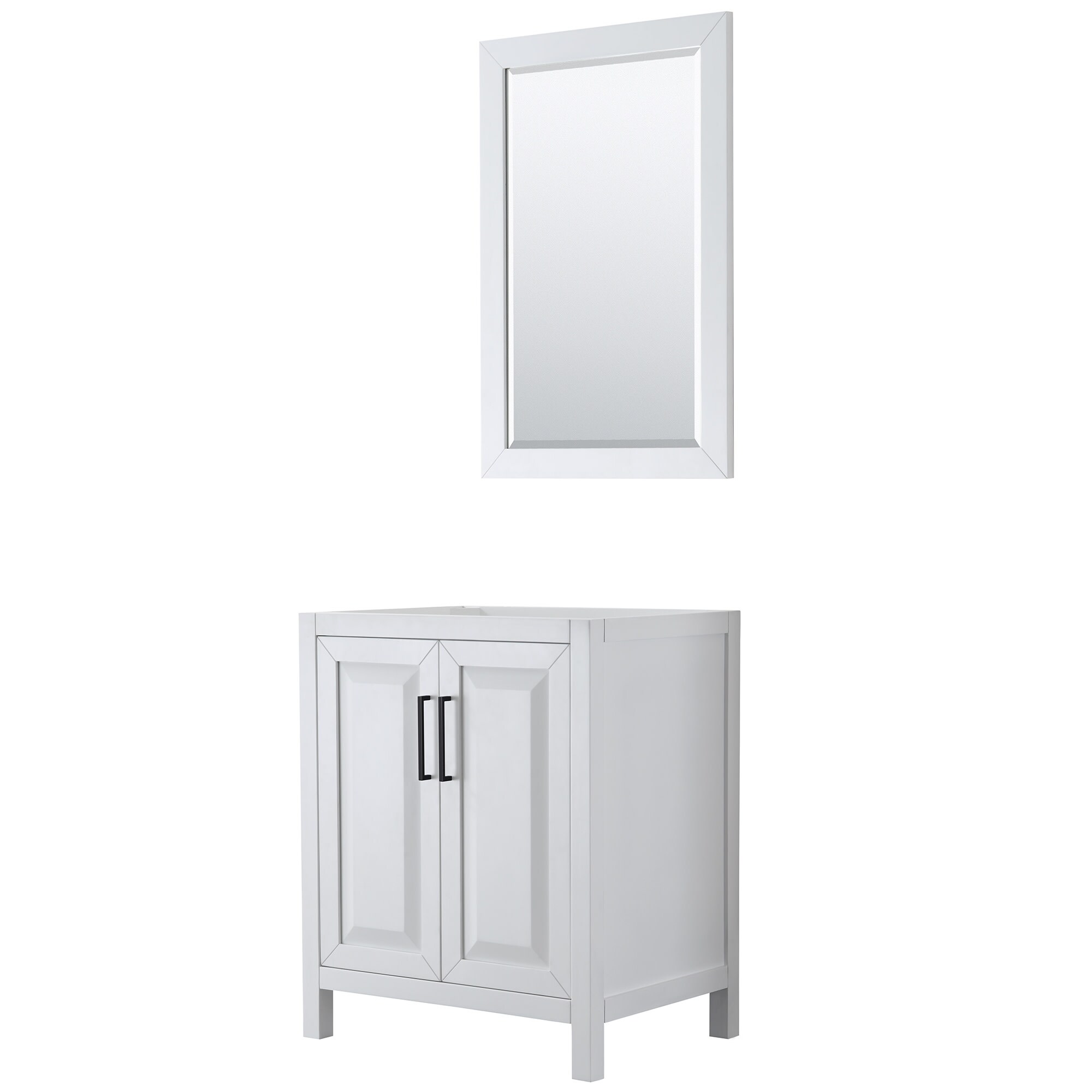 Wyndham Collection Daria 29" Single Free Standing Vanity Cabinet -
