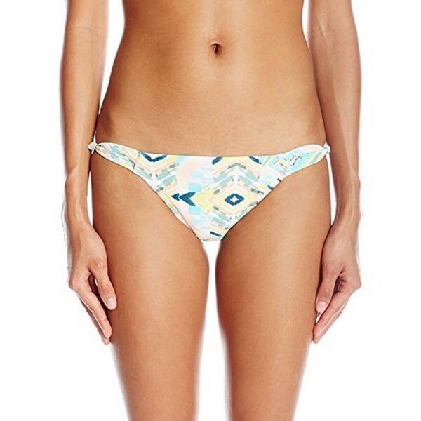 O'Neill Women's Cabo Knotted Tab Side Bikini Bottom, Sea Pea, X-Large. Opens flyout.