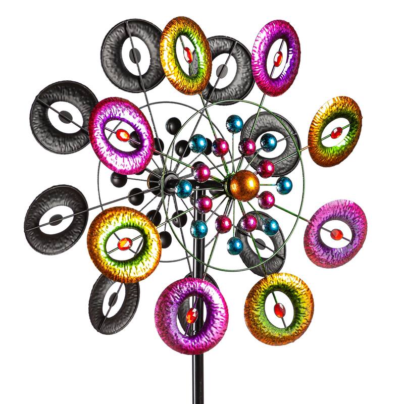 75 in. Musical Notes Metal Wind Spinner