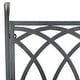 preview thumbnail 32 of 41, SAFAVIEH Ressi Victorian Scroll Iron Outdoor Rocking Bench. - 43 in. W x 33 in. D x 37 in. H