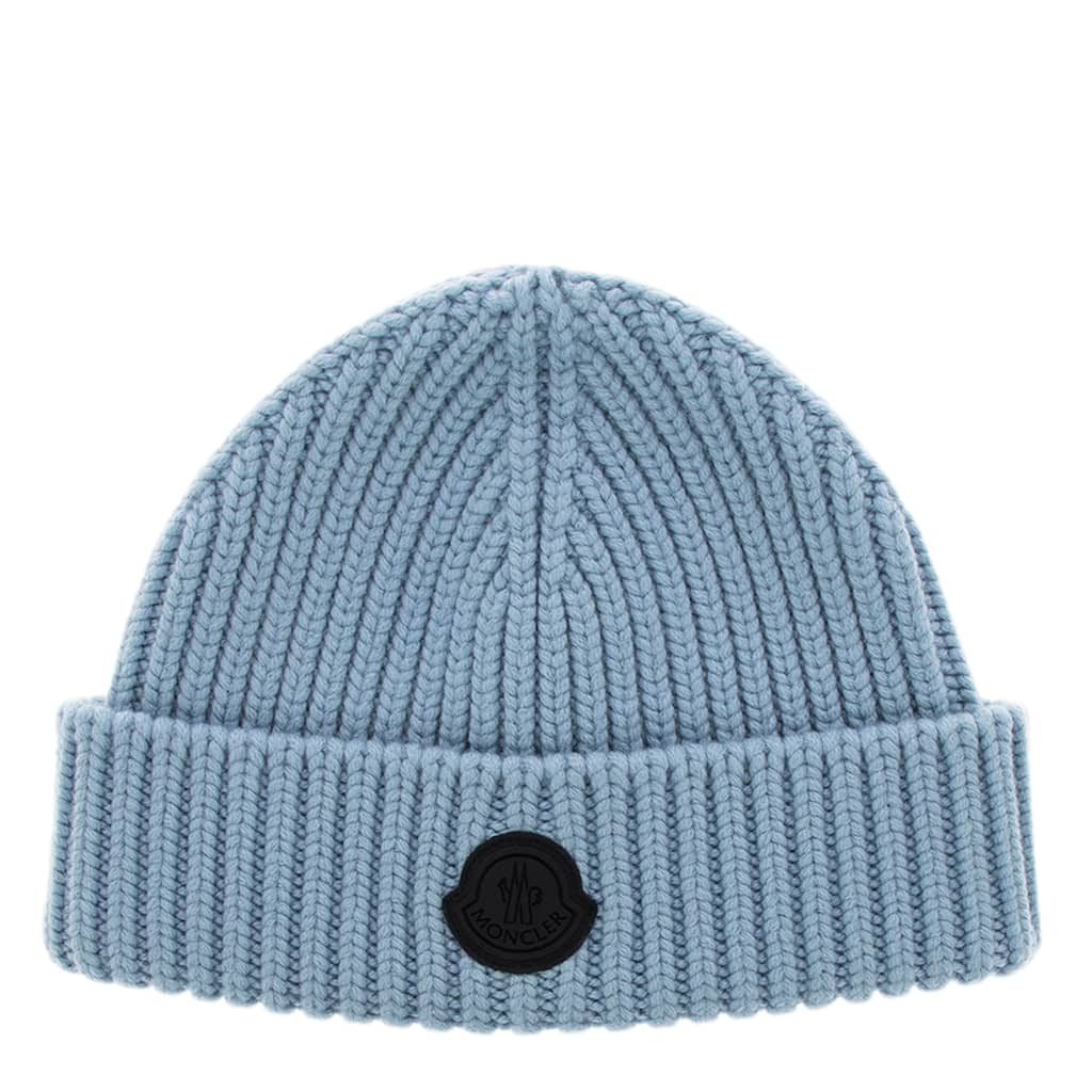 Moncler Rib Knit Wool Beanie