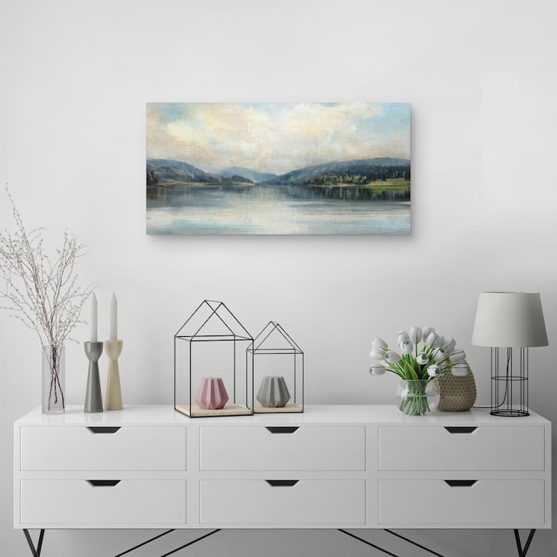Lakeside Hush Canvas Art Print