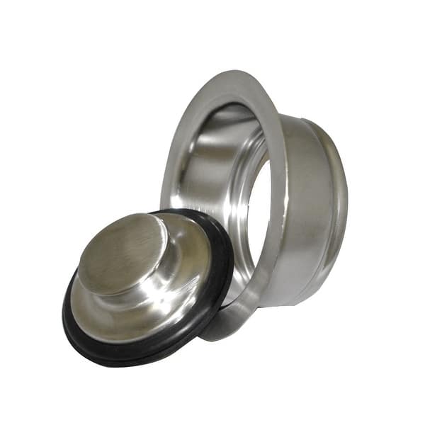 Mr. Scrappy 21-DSFS3-BN Brushed Nickel Sink Drain Flange and Stopper F