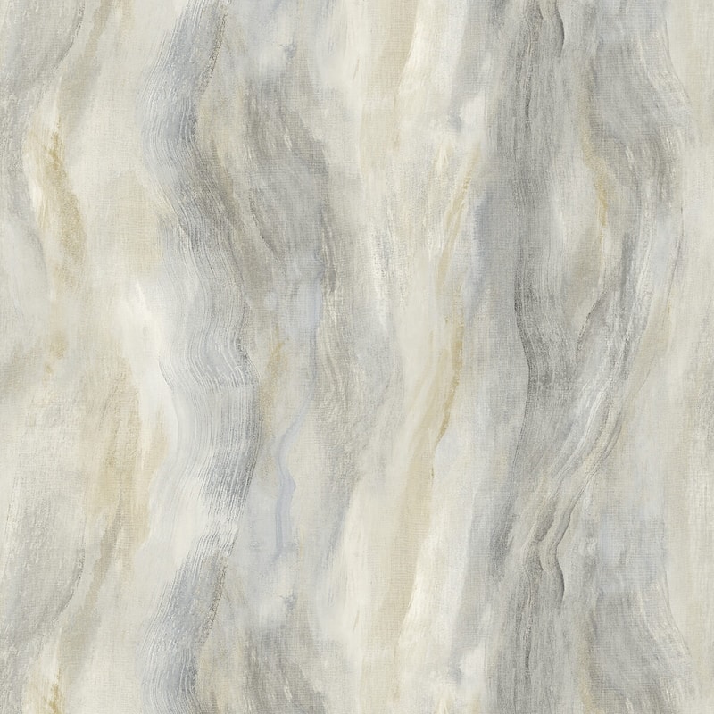 Seabrook Designs Smoke Texture Embossed Vinyl Unpasted Wallpaper - 27 in. W x 27 ft. L - Morning Snowfall