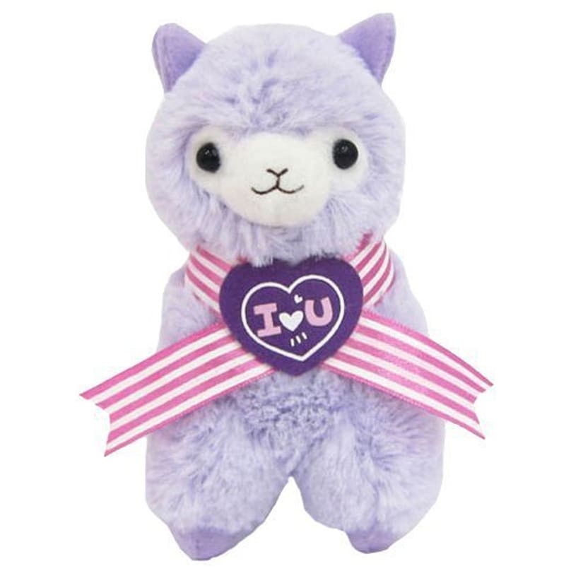 purple stuffed llama