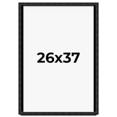26x37 Shadow Box Black Rustic Barnwood Display Frame | 1.125 Inch