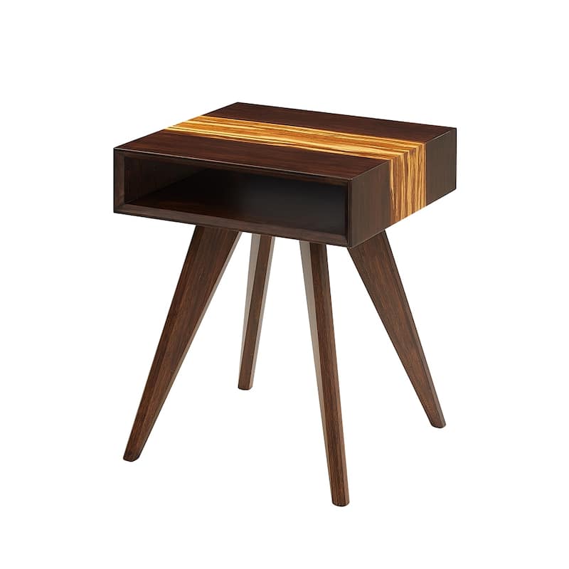 Sarah End Table, Burgundy