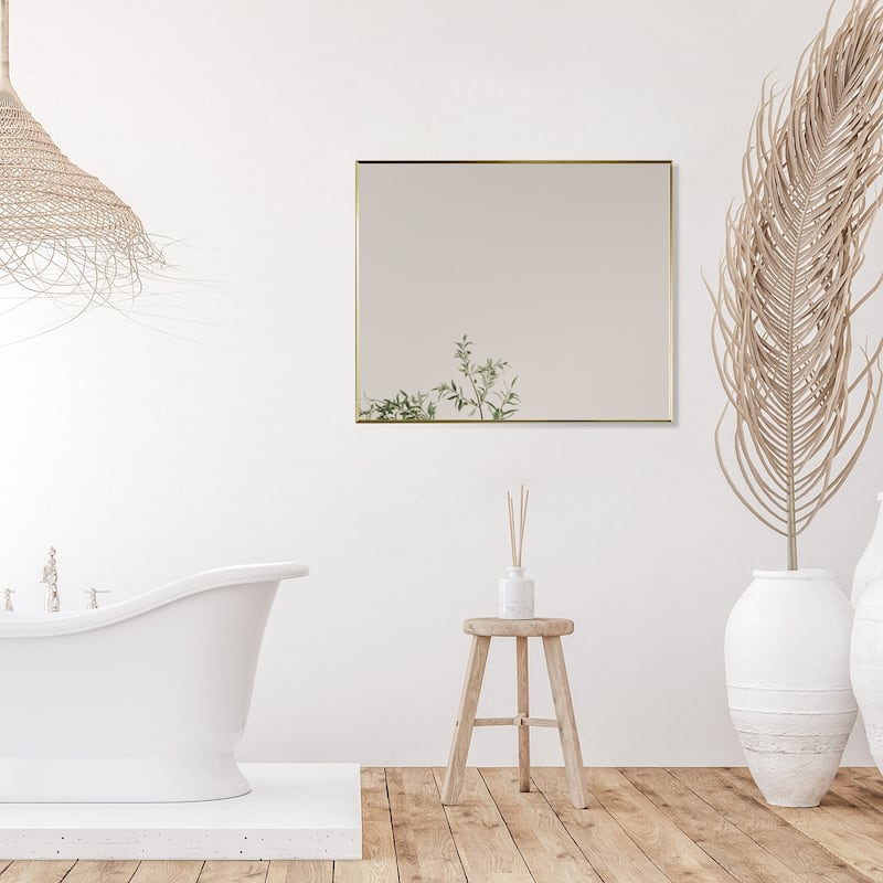 Altair Sassi Bathroom/Vanity Aluminum Framed Wall Mirror