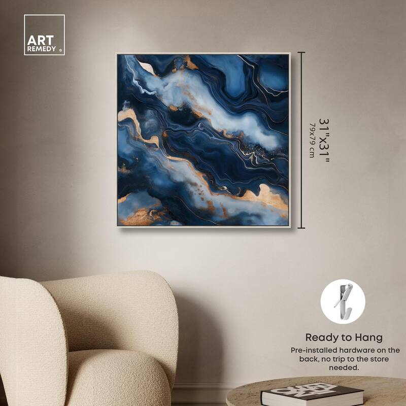 Deep Sea Geode IV Canvas by Art Remedy