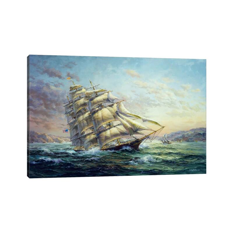 iCanvas "Clipper Ship Surprise" by Nicky Boehme Canvas Print