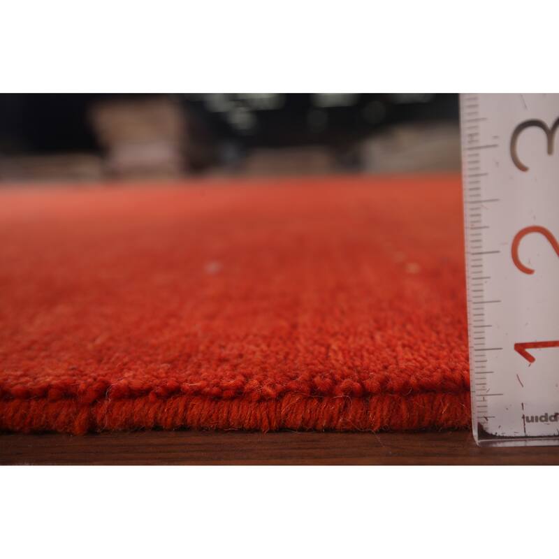 Little Animals Design Gabbeh Indian Rug Handmade Tribal Wool Carpet - 6'7"x 9'11"