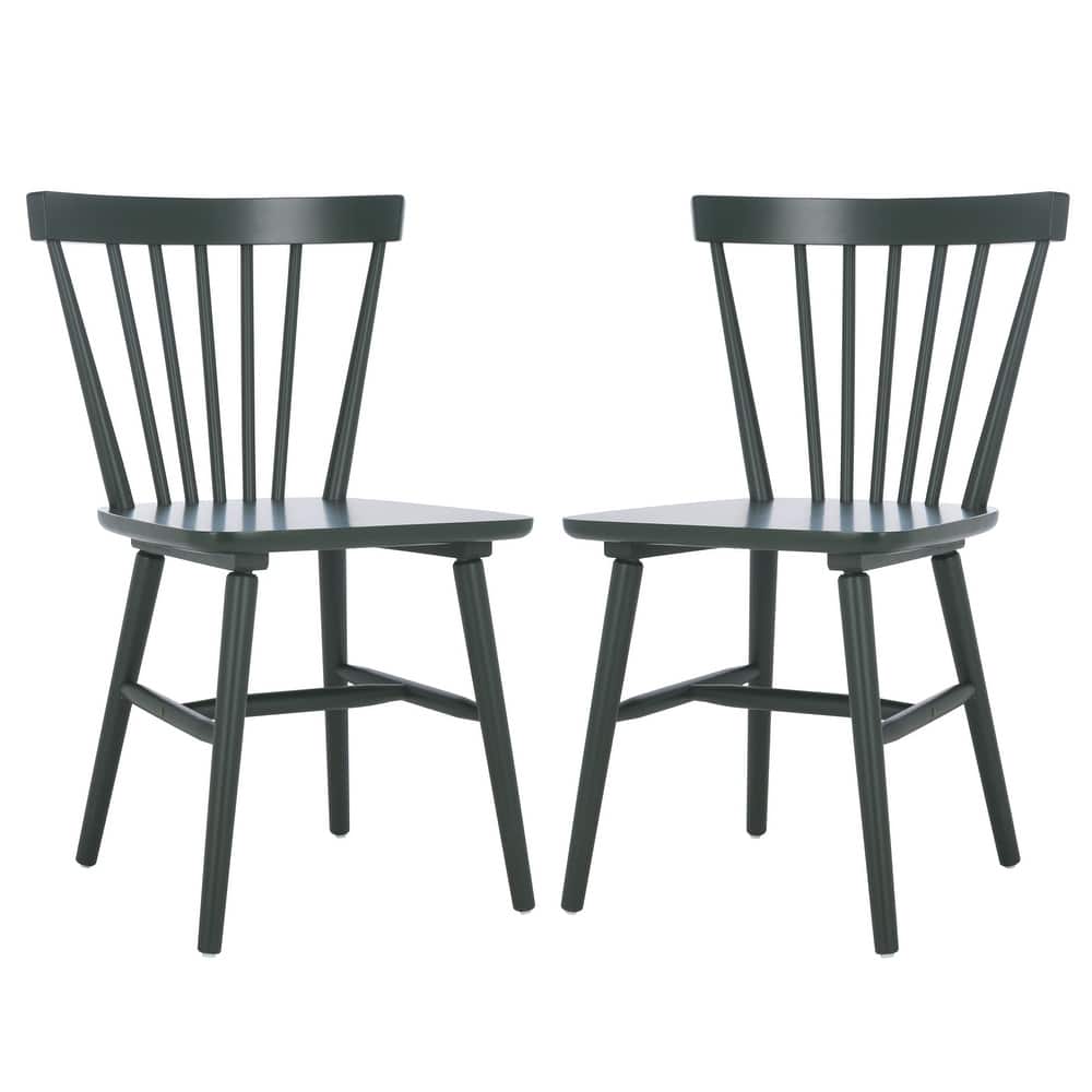 SAFAVIEH Signa Spindle Farmhouse Dining Chair (Set of 2) - 20" W x 20" D x 33" H - 20"W x 20"D x 33"H