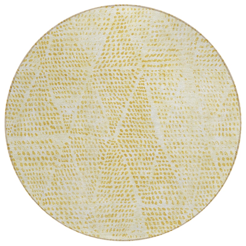 Machine Washable Indoor/ Outdoor Chantille Contemporary Diamonds Rug