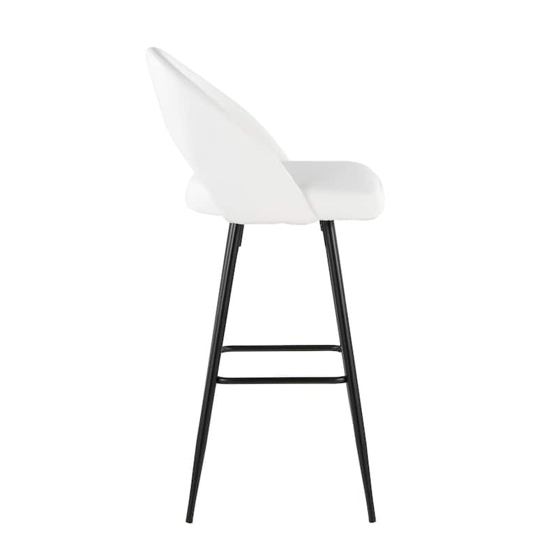 Renee Upholstered 30" Fixed-height Barstool - Set Of 2