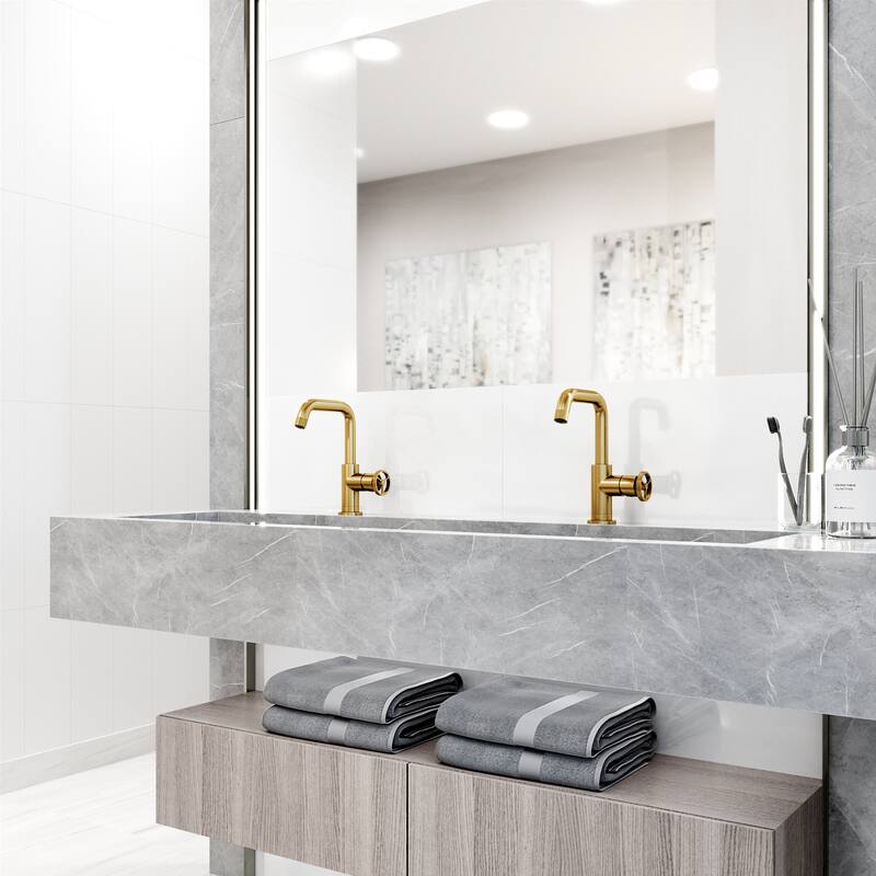 VIGO Cass 9" H Single Handle Single Hole Bathroom Faucet