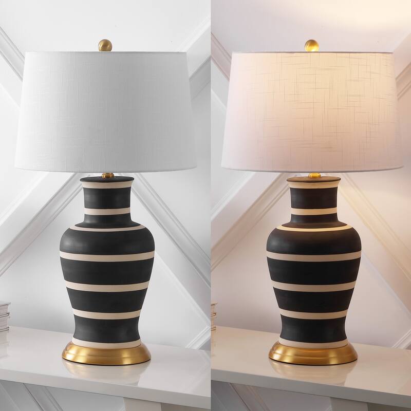Julia 29" Ceramic LED Table Lamp, by JONATHAN Y
