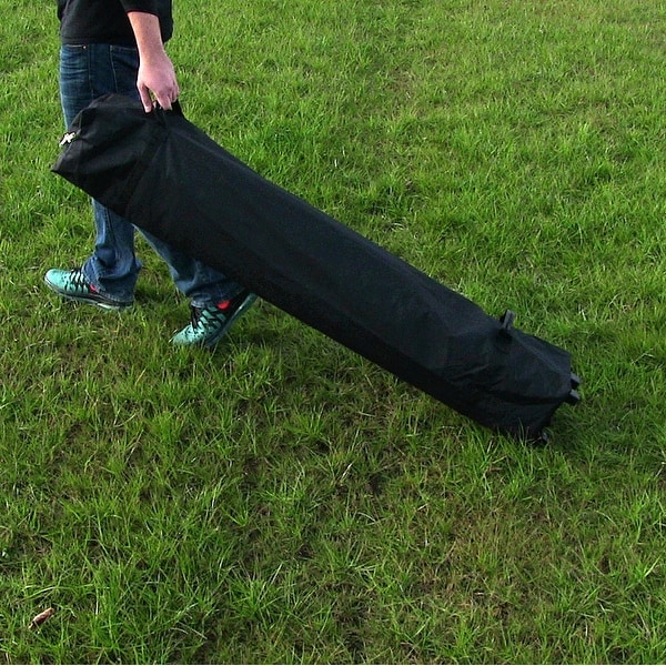 Sunnydaze Quick-Up Rolling Canopy Storage Bag - Fits 8-Foot and 10-Foot Canopies