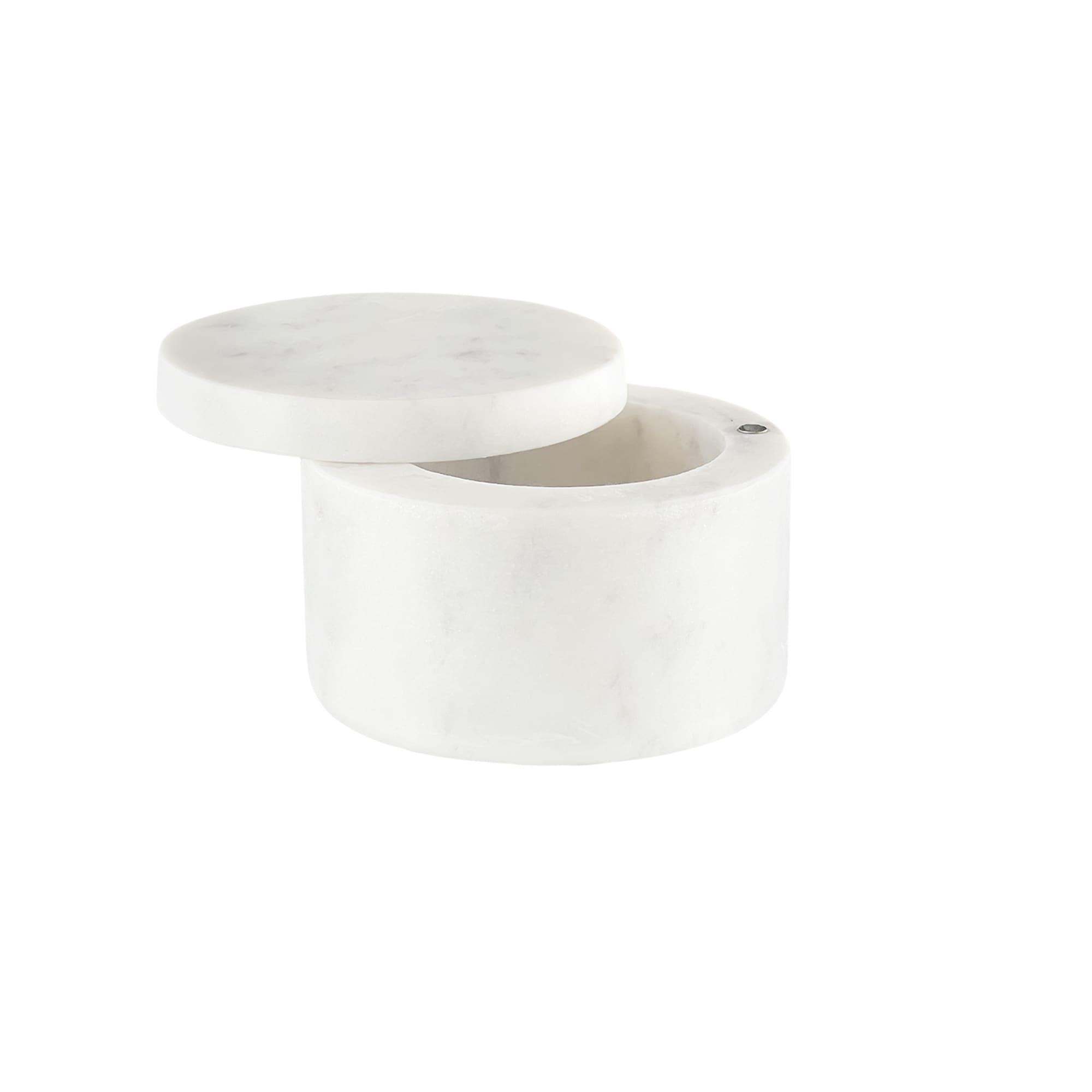 Canvas Home Verona Marble Salt Cellar with Swivel Lid - 3.75"D x 2"H