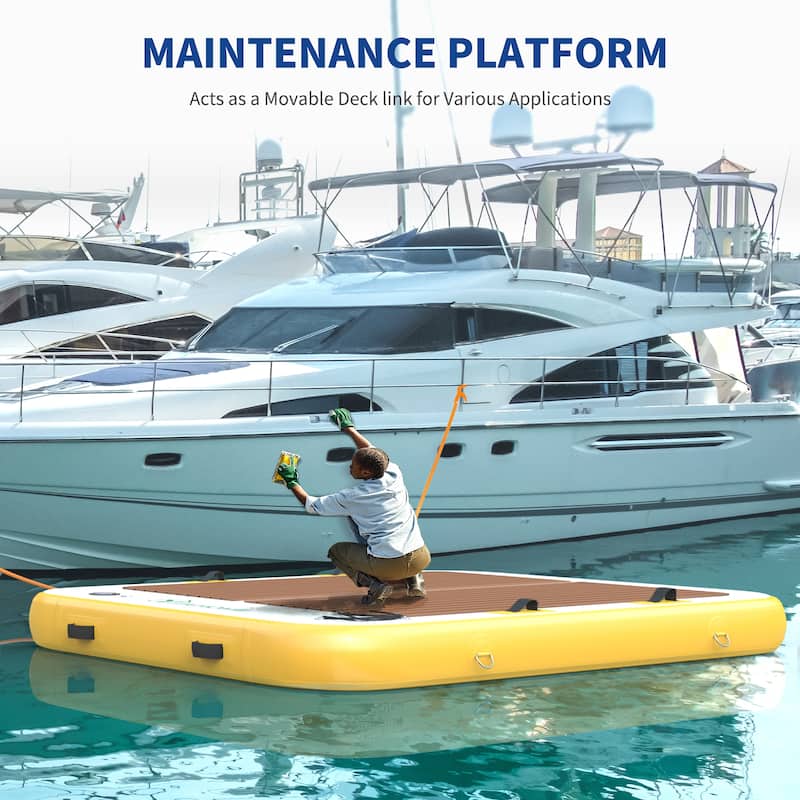Moasis 5ft/ 6ft/ 8ft/ 10ft Inflatable Floating Dock