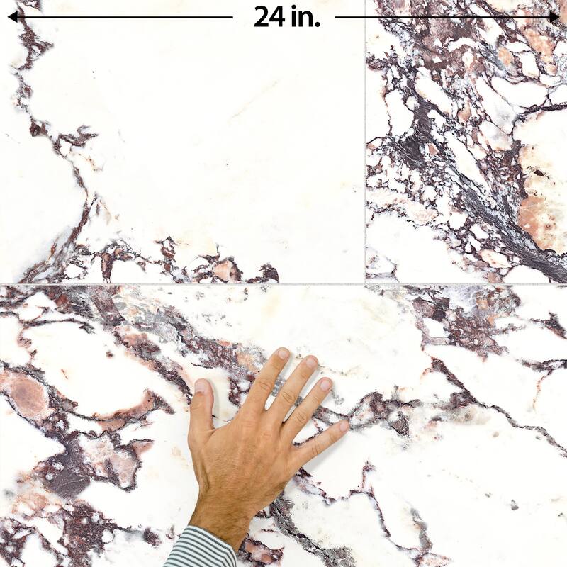 Merola Tile Touche Rubis 11-3/4" x 23-1/2" Porcelain Floor and Wall Tile
