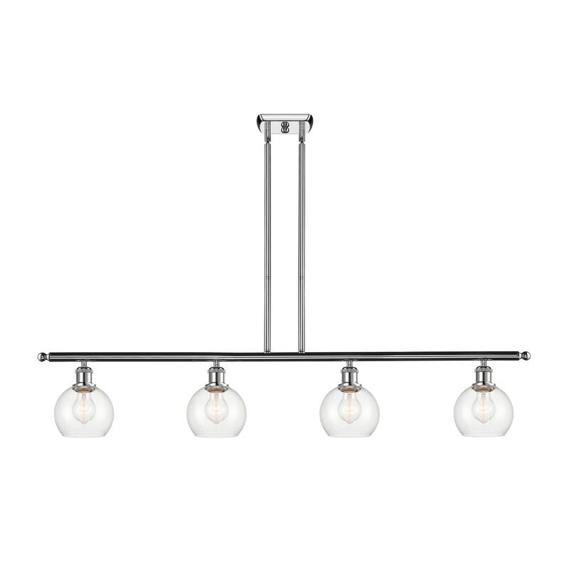 Innovations Lighting 516-4I-9-48 Athens Linear Athens 4 Light 48" Wide - Polished Chrome / Clear