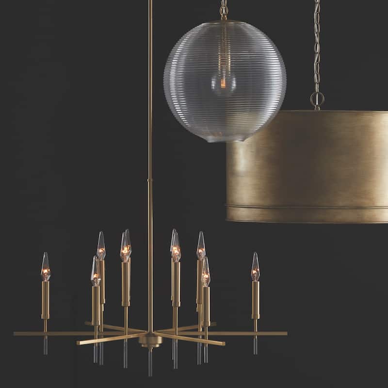 Elora 12light Matte Brass Hanging Chandelier Bed Bath & Beyond
