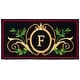 preview thumbnail 16 of 24, SAFAVIEH Handmade Monogram Florea Casual Rug 3' x 6' Runner - F - Black/Multi - Runner