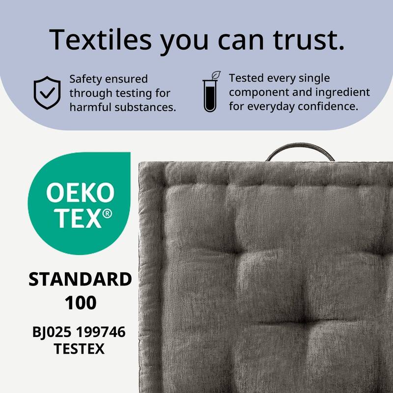 Intelligent Design Azza Poly Chenille Square Floor Pillow Cushion