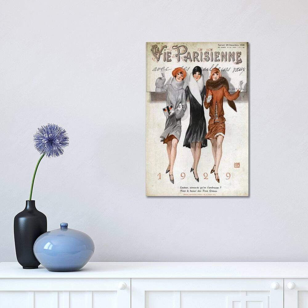 iCanvas "1928 La Vie Parisienne Magazine Cover" by The Advertising Archives Canvas Print