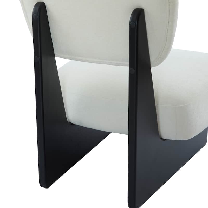 Christopher Knight Home -Vincent Minimalist Polyester Upholstered Lounge Chair （Set of 2）