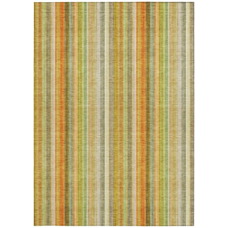 Bato Stripe Weather Resistant Versatile Elegance Outdoor Rug