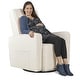 preview thumbnail 20 of 25, Evolur Holland Upholstered Plush Seating Glider Swivel