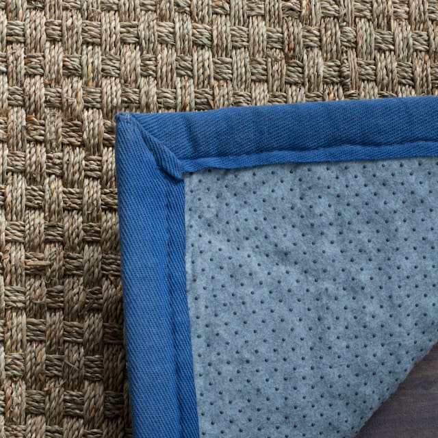 SAFAVIEH Natural Fiber Marina Basketweave Seagrass Rug