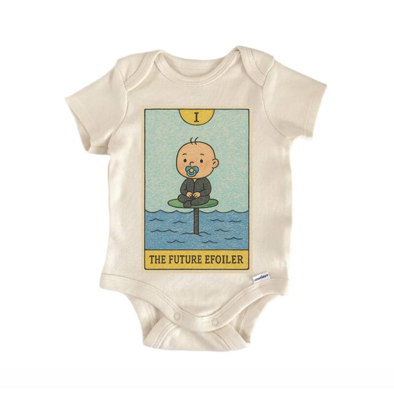 Efoil Foil Surfer Tarot - Baby Bodysuit - White - 0-3M