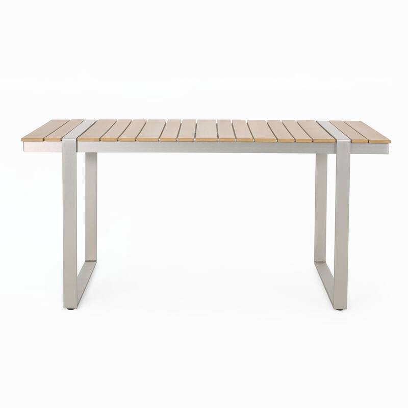 Dining Table, Silver and Natural